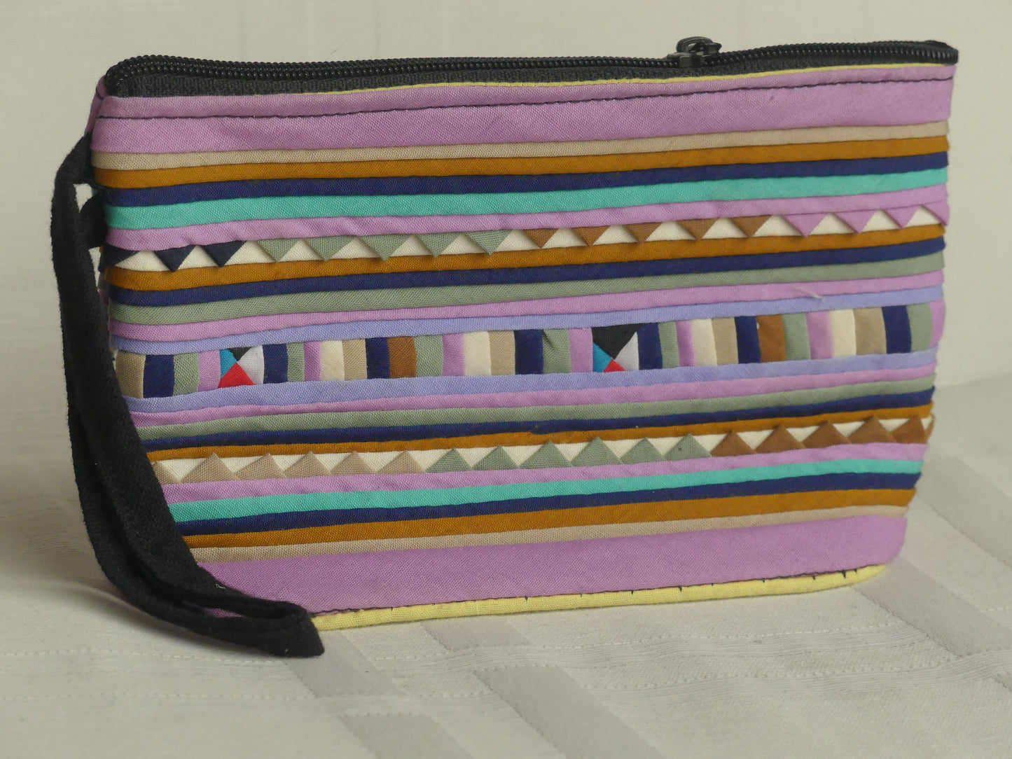 Pochette fait main - grand format | rose
