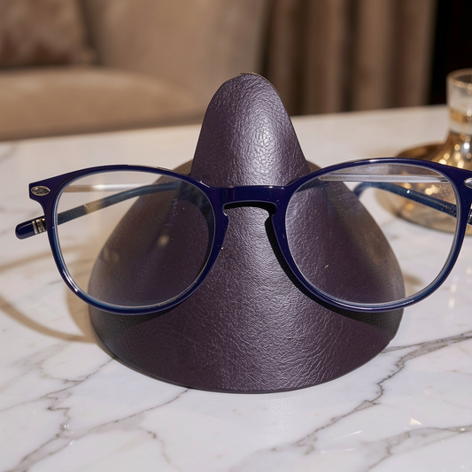 Porte-lunettes en cuir recyclé