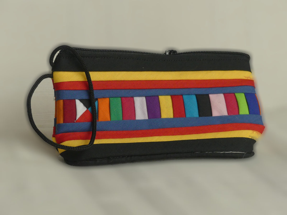 Pochette fait main - grand format | noire