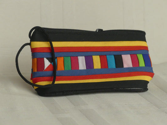 Pochette fait main - grand format | noire