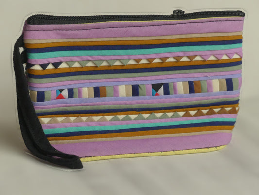 Pochette fait main - grand format | rose