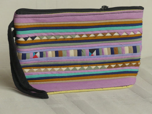 Pochette fait main - grand format | rose