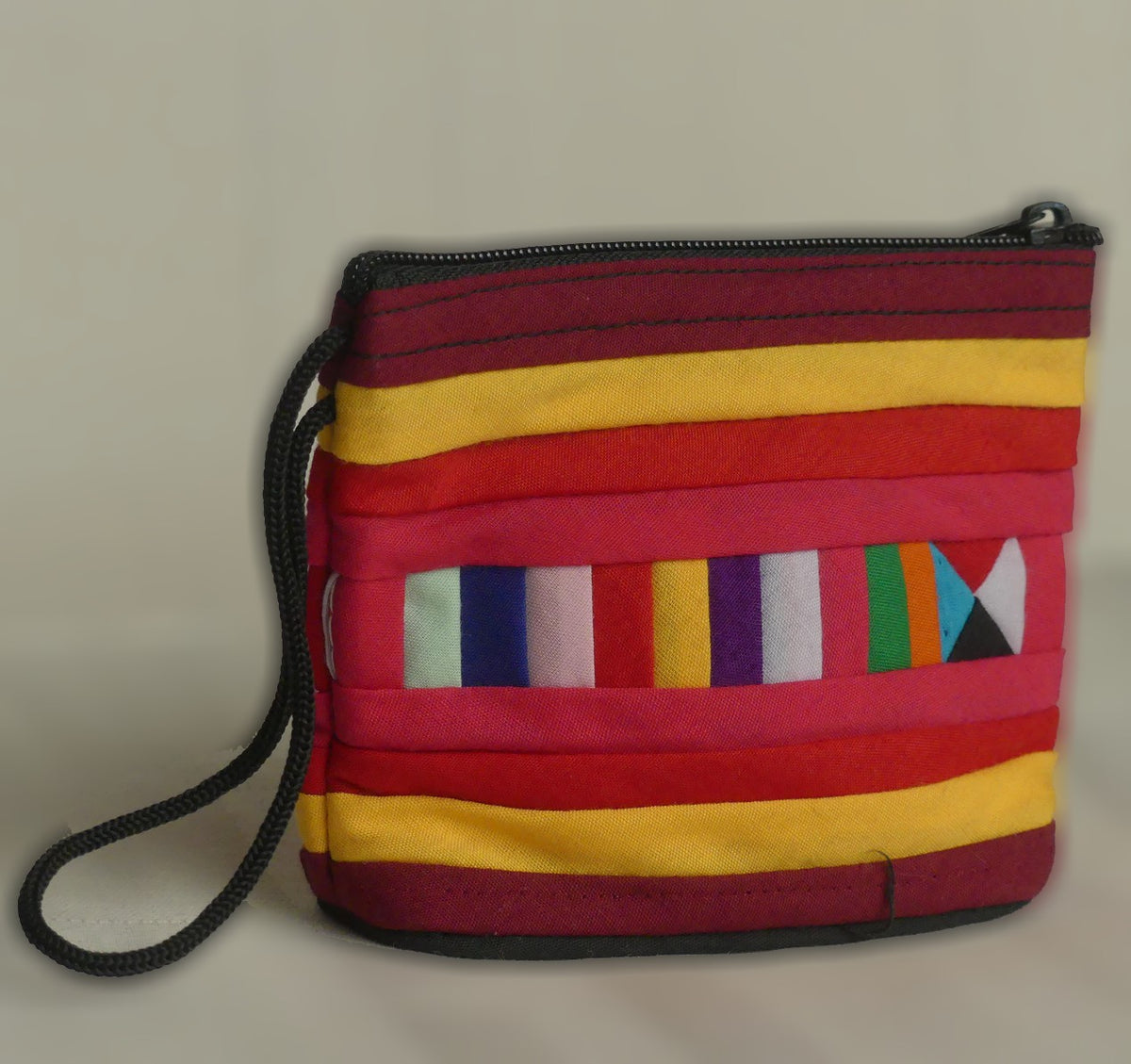 Pochette fait main - petit format | rouge