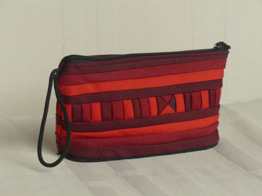 Pochette fait main - grand format | rouge